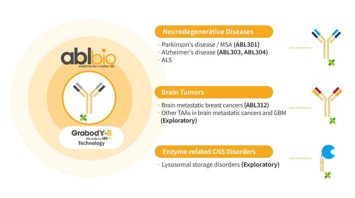 Grabody™ B Can be Applied to Multiple CNS Indications